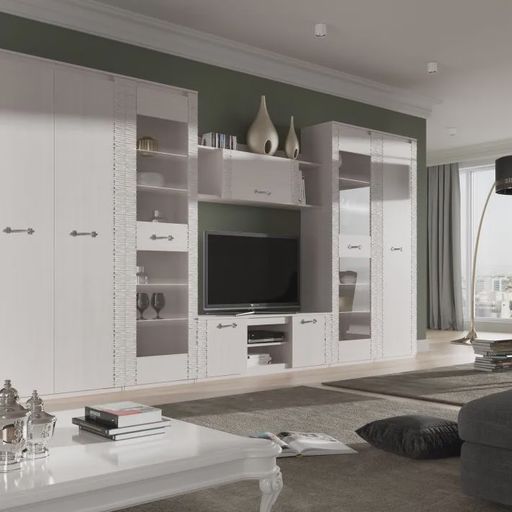 Тумба под ТВ «Элана», белая